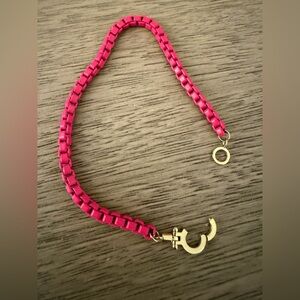 Gorjana neon pink bracelet
